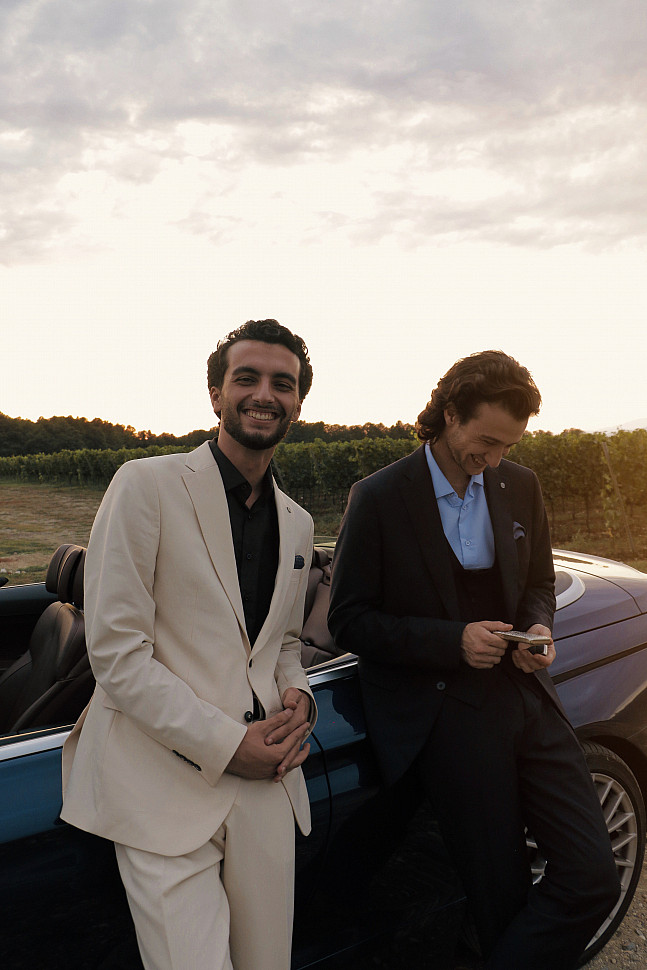 Небрежный мужской образ