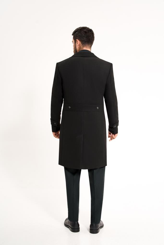 Пальто MAZALTOVMAN Двубортное премиум Черное