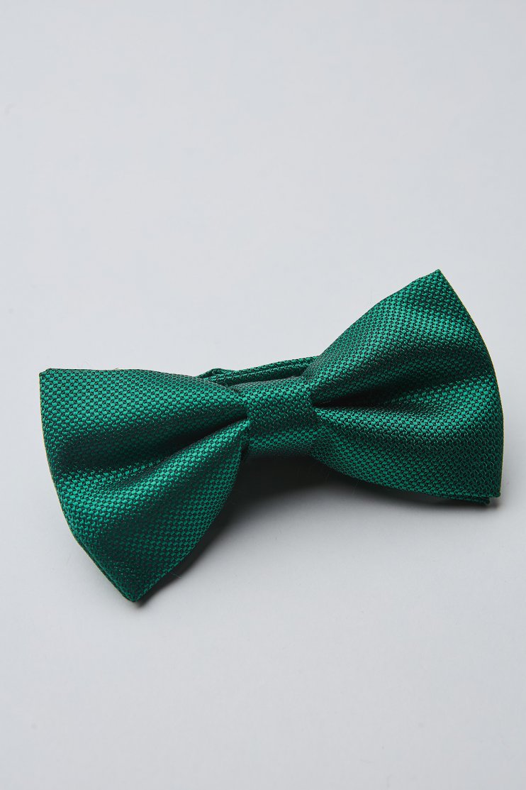 Галстук-бабочка Зеленая текстурная