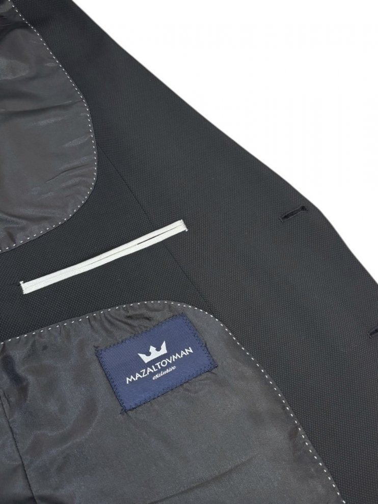 Костюм MAZALTOVMAN 3-ка Черный фактурный