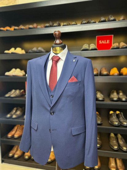 Костюм MAZALTOVMAN 3-ка Синий линейка премиум