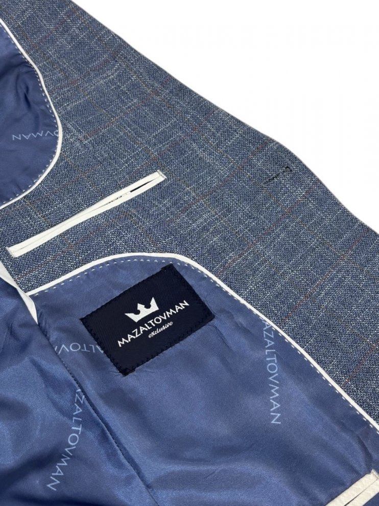 Костюм MAZALTOVMAN 2-ка Синий фактурный